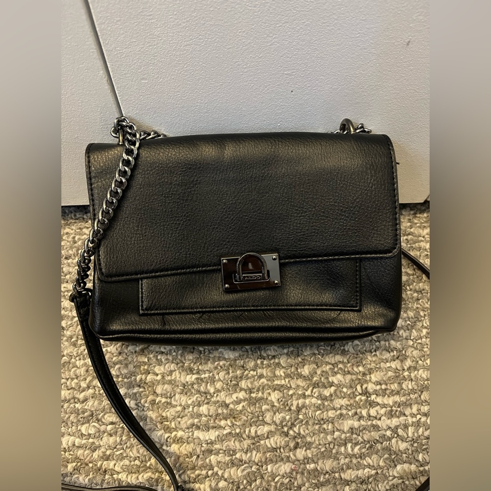 Black Aldo Satchel